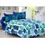 Valtellina Blue  Natural Design Herbal Cotton Double Bedsheet with 2 CONTRAST Pillow Cover-Best TC-175