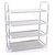 Everything Imported Portable Multipurpose Modern 4 Layer Metal Shoe Rack Shoes Storage Cabinet Best Foldable Movable Org