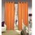 Handloom Papa Polyester Orange Long Door Eyelet Curtains (Set of 2) (9 Feet) (ST-CURTG9-14)