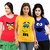 Sweet Graphic design T shirt for Women ( Pack of 3 T shirt )