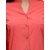 Tunic Nation Womens Solid Coral Color Top