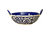 Serving Kadhai Bowl Ceramic/Stoneware in Blue Mughal Combo (1 Large, 1 Medium  1 Small) (Set of 3)  Handmade By Caffeine