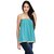 Tunic Nation Womens Solid Poly Crepe Top