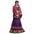 Aaina Purple Net Embrodried Bridal Lehenga (AN1021)