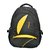 Attache Polyester School Bag/Laptop Bag (Yellow  Black) 20 L Backpack         (Black) Black-05