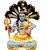 Holy Krishna Energized Beautiful Beautiful Blue Shiva Lord For Car Dashboard/Office/Home/Workplace Amp Laxmi God Yantra Atm Card Free
