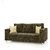 Earthwood -  Fully Fabric Upholstered Three-Seater Sofa - Premium Valencia Moss Green