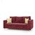 Earthwood -  Fully Fabric Upholstered Three-Seater Sofa - Premium Valencia Maroon