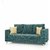 Earthwood -  Fully Fabric Upholstered Three-Seater Sofa - Premium Valencia Teal