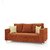 Earthwood -  Fully Fabric Upholstered Three-Seater Sofa - Classic Valencia Orange