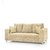 Earthwood -  Fully Fabric Upholstered Three-Seater Sofa - Classic Valencia Off White
