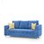 Earthwood -  Fully Fabric Upholstered Three-Seater Sofa - Classic Valencia Blue