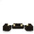 Earthwood -  Fully Fabric Upholstered Sofa Set 3+1+1 - Premium Valencia Chocolate