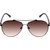 David Blake Brown UV Protected  Aviator Sunglass