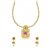 Zaveri Pearls Rajwada Moti with Filigree Gold Mala Necklace Set - ZPFK5225