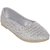Small Toes Silver Casual Bellies for Girls