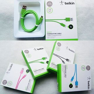 Belkin Data Cable Lightning USB Charger & Sync Cable For Samsung(Android)Phones