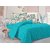 Valtellina Blue  Polka Design Super Soft Feeling Double Bedsheet with 2 CONTRAST Pillow Cover-Best TC-175