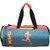Kvg Blue Orange Polyester Gym Bag