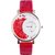 Mxre Diamond Dial Red fancy women watches by sanghohub
