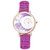 Mxre Purple Leather Analog Watch For Women by SanghoHub