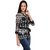 Tunic Nation Womens Printed V-Neck Top