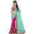 Neeta Pink Embroidered Georgette fashion saree with blouse piece