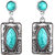 Waama Jewels Turquoise Dangle  Drop Earring for Girl Daily Wear Earring gifts for her