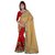Neeta Red Embroidered Georgette fashion saree with blouse piece