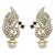 La Trendz Designer White Peacock Earring For Girls And Women