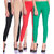 SNP latest Black,Beige,Red and Green cotton lycra zip jeggings pack of 4 for womens