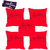 meSleep Red Sister Raksha Bandhan Cushion Cover (16x16)- Set Of 5 With Chocolates