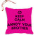 meSleep pink Quotes Raksha Bandhan Cushion Cover (16x16) With Beautiful Rakhis