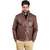 Whodunit Brown Leather Jacket