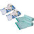 IndiWeaves Combo offer of Micro Fiber Single Bed Dohar (2 Pieces) with Cotton Single Bed Dohar (2 Pieces) - (Pack of 4 Dohars)