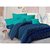 Valtellina Purple  Stripes Design Eco-Friendly Cotton Double Bedsheet with 2 CONTRAST Pillow Cover-Best TC-175