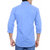 Studio Nexx Mens Light Blue Cotton Casual Shirt