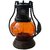 Desi Karigar Wooden  Iron hand carved Colored Chimney Lantern design Orange