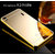 MobileMaxx Gold Mirror Back Cover Case Metal Frame LENOVO A7000/K3 NOTE