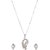 World of Silver 92.5 Sterling Silver Pendant Set for Women