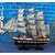 Jaycoknit Mediterranean Seas Lucky Wooden Handcrafted Ship PREMIUM Series I Showpiece-36 cm