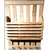 Desi nKarigarBeautiful Wooden Wall Rack With 5 Key Holder Size (LxBxH-9x3x11) Inch