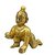 Gold Plated ladoo Gopal Idol 2.9 Inches