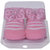 Jyonee Lifestyle pink color flower booties for kids