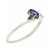 Wedding women silver rings 925 sterling tanzanite  cubic zirconia gemstone ring SHRI0626