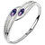 CYAN Purple Austrian Crystal Elegant Bracelet