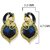 Zaveri Pearls Limited Edition Peacock Feather Earring - ZPFK5254