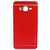 Motomo Metallic Finish Hard Back Case Cover For Samsung Galaxy J7 (Red)