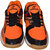 Nopeus Orange Black Badminton Sports Shoes