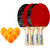 DHUPAR NATTY TABLE TENNIS BAT (SET OF 4) WITH BALLS